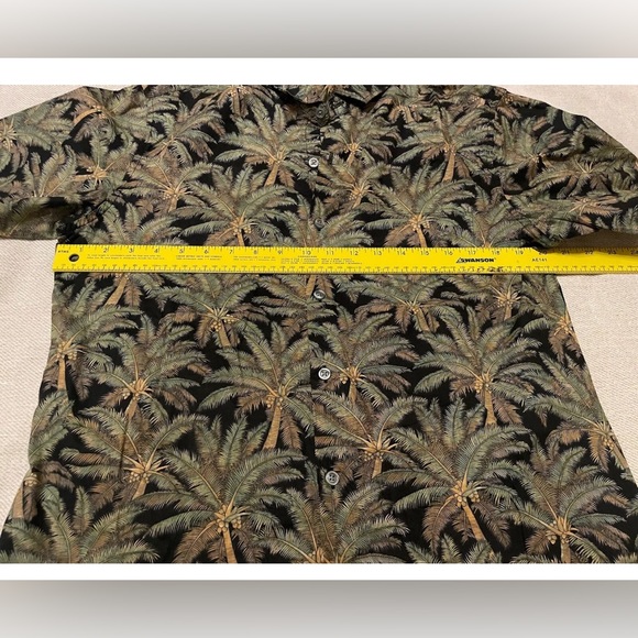 Tori Richard Honolulu Hawaiian Palms Made In USA Button Up Shirt Men's Medium - Picture 4 of 11
